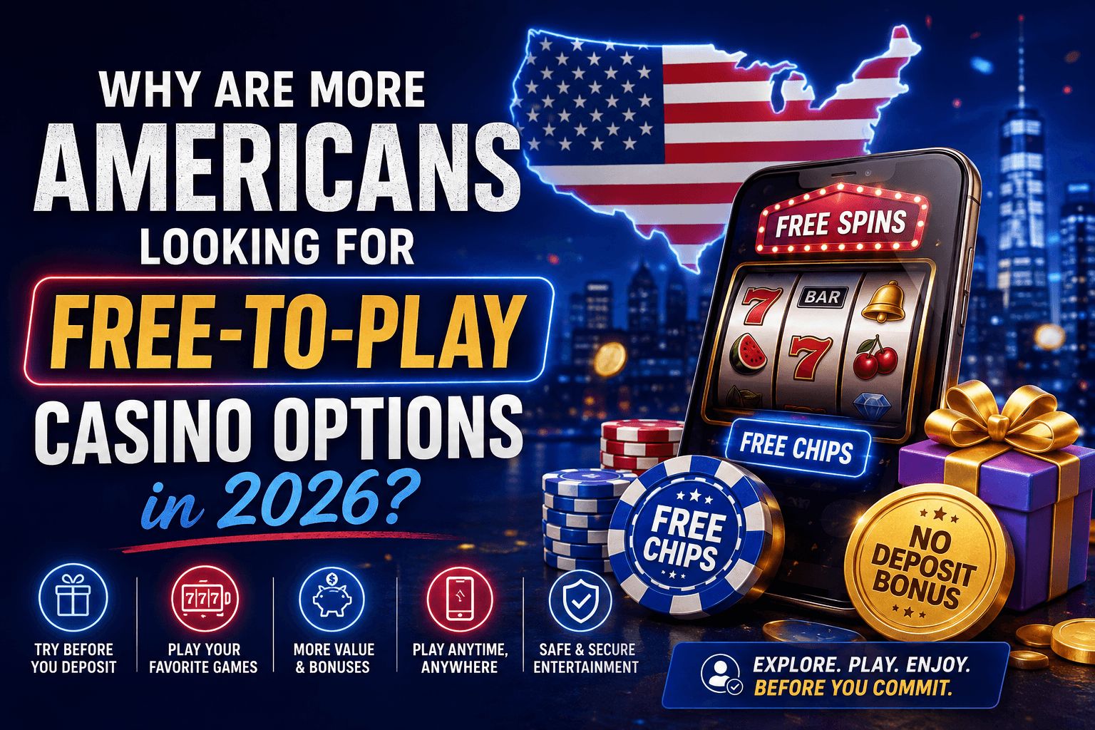 Why Are More Americans Looking for Free-to-Play Casino Options in 2026?